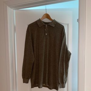 Men’s long sleeve polo